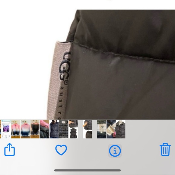 Women’s UGG brand puffer vest - Picture 7 of 9